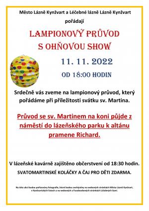 Lampionový průvod 11. 11. 2022 1