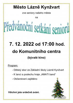 Předvánoční setkání seniorů 7. 12. 2022 1